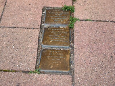 Commemorate brass plate thanks plate