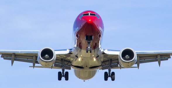 Aircraft boeing 737 norwegian photo