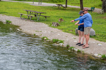 Fly fishing clinic on Hatchery Creek-2 photo