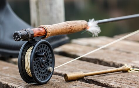 Hobby trout fishing leisure