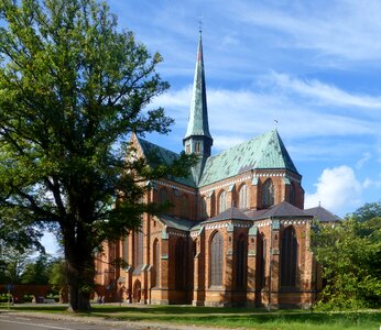 Church building tower photo