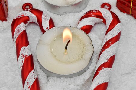 Candle decoration heart