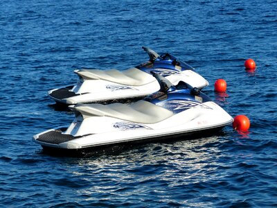 Watercraft water boje photo