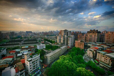 Taipei Urban Cityscape View