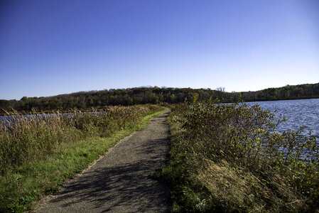 Hiking Trail across the lakes
