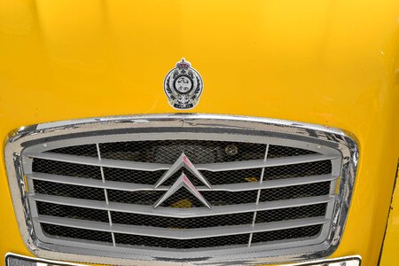 Automobile famous yellowish