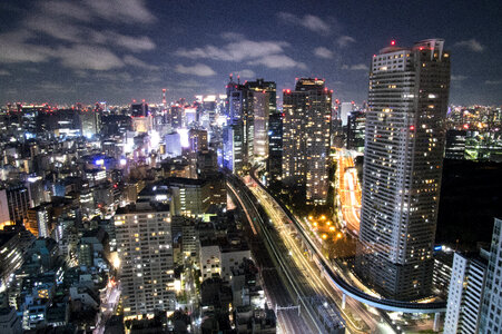 1 Night view in Tokyo photo