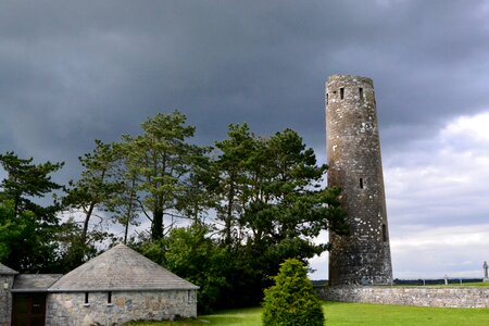 Green thunderstorm tower