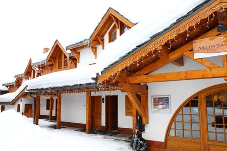 Alpine building cabin photo