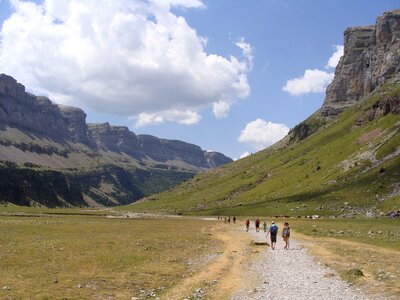 Ordesa valley landscapes pyrenees photo