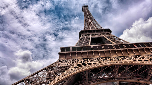 Eiffel Tower Closeup photo