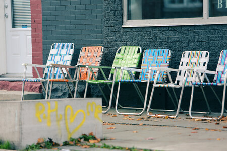 Colored Chairs photo