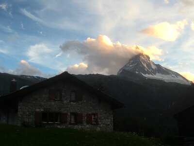 Trailing and hiking in the Alps and Zermatt Switzerland photo