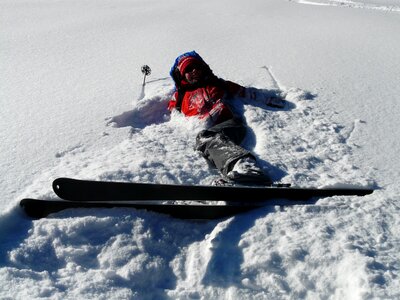 Recover fatigue skiing photo