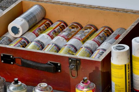 Box luggage paint