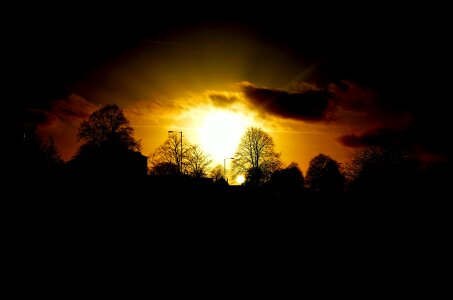 Background light effect red