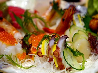 Seafood japanese vegetables