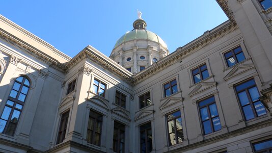 Building capitol landmark photo