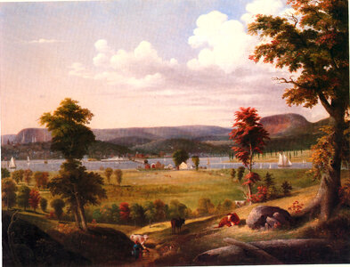 New Haven Summer Painting in Connecticut in 1849 photo