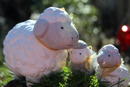 Stone figures cute flock