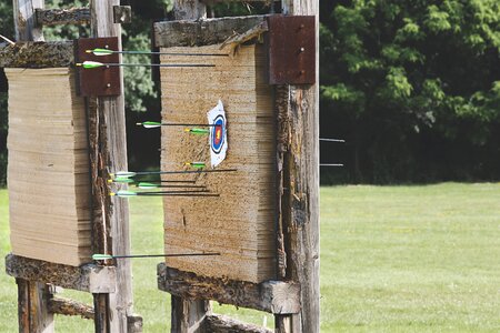 Archery Target Arrows photo
