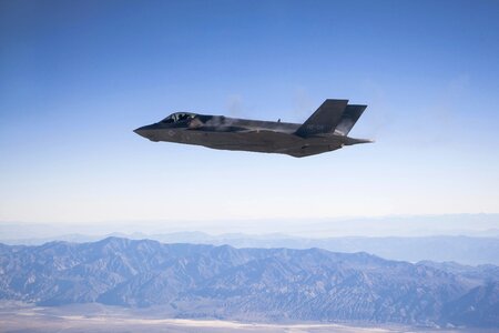 F-35 Lightning II experimental test pilot photo