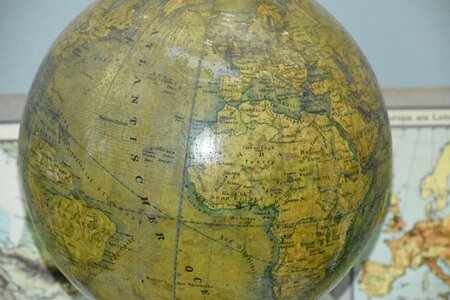 Geography map sphere photo