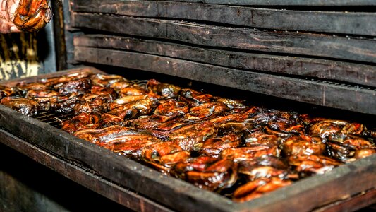 Food fish smoked fish photo