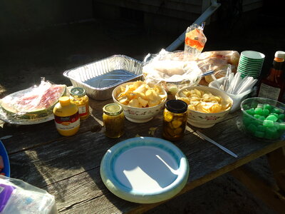 Cookout Food Table photo