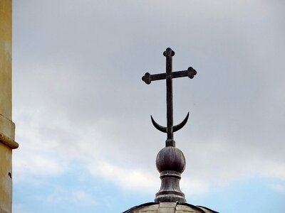 Christianity cross Islam photo