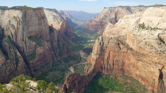 Canyon panorama rock photo