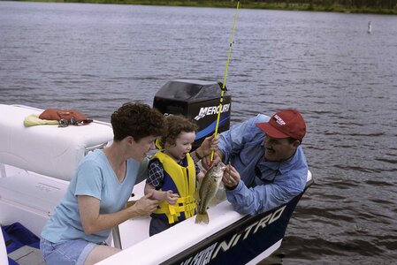 Boating family fishery