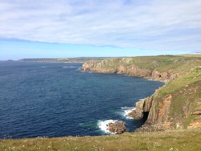 Cornwall sea rock photo