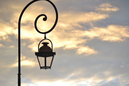 Sky backlight landscape