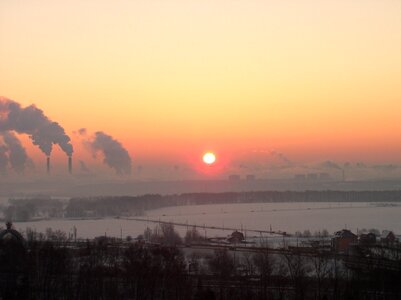 Morning factories season photo