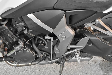 Motorcycle wheel seat photo