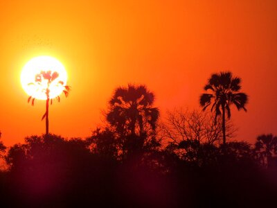 Landscape sunset sun photo