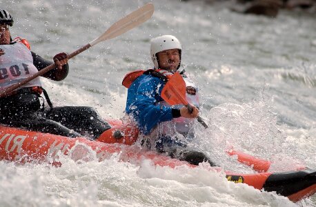 Active athlete canoe