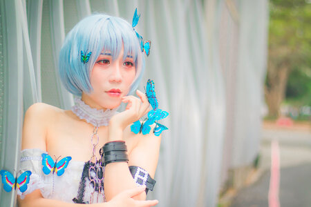 Portrait of girl cosplay photo