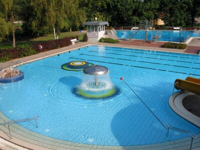 Outdoor pool swim leisure