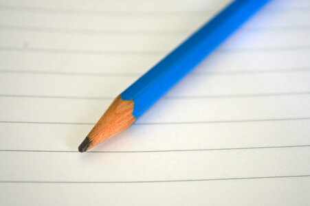 Ruled Paper Pencil Paper photo