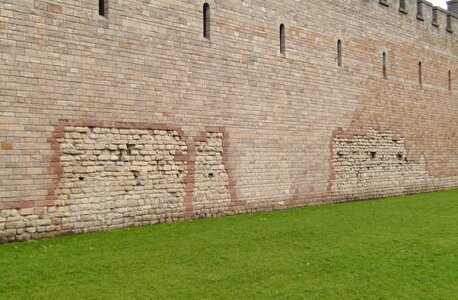 Wall of Cardiff Castle photo