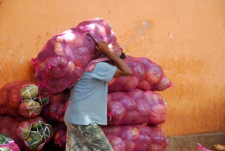 Worker working labour