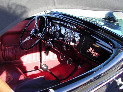 Dashboard vehicle interior photo