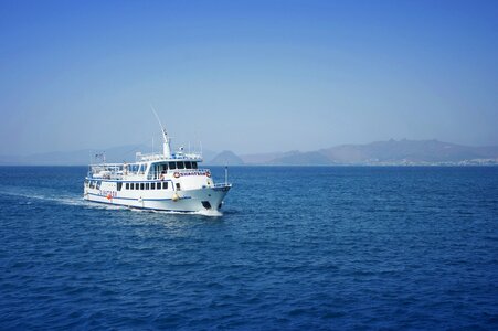 Blue Sky greece horizon photo