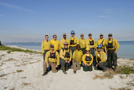 Fire crew