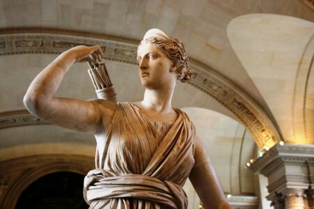 Greek goddess goddess sculpture