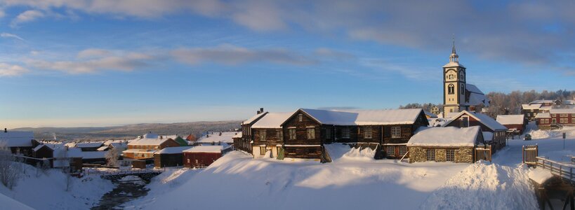 Roros an herritage city in North-Norway photo