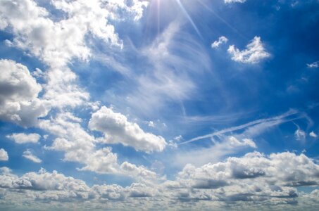 Cloudy background weather