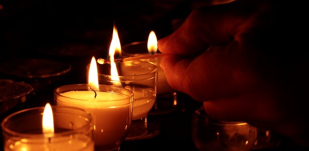 Candle candlelight dark photo